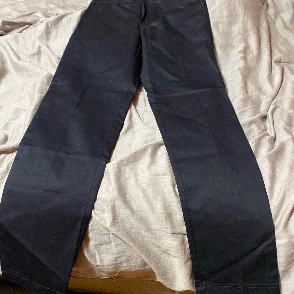 Lands' End Men's Elegant Black Dress Pants